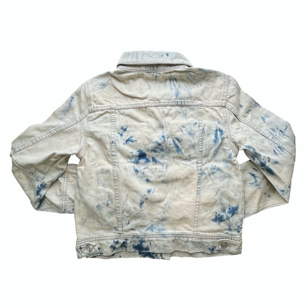 Nwt Free People Rumors Denim Jacket in Jones Tie Dye Blue Women’s Size XS - Picture 6 of 6